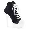 Pleaser - DELIGHT600SK02 Bottes de plateforme - Noir/Blanc Product image